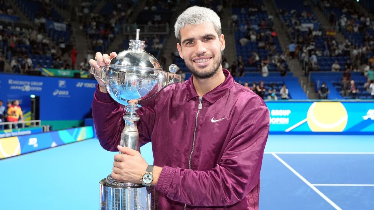 Carlos Alcaraz defeated Fritz to win the Japan Open title