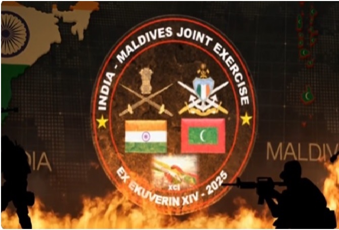The 14th India–Maldives exercise, EKUVERIN, started in Kerala