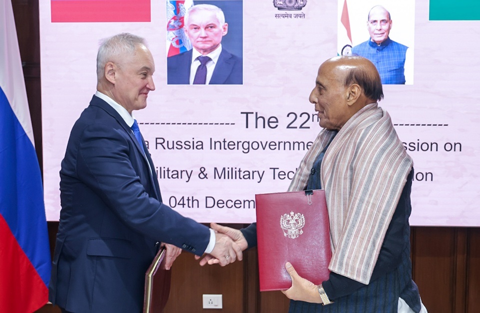 22nd India-Russia Inter-Governmental Commission on Military and Military Technical Cooperation ministerial meeting held in New Delhi