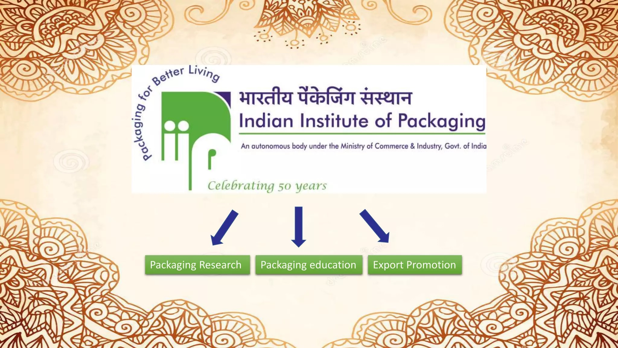 Department of Posts has signed a strategic agreement with the Indian Institute of Packaging