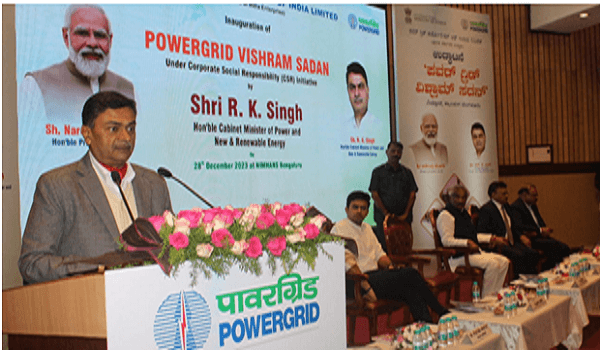 Union Power Minister RK Singh launched POWERGRID Vishram Sadan in Bengaluru