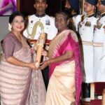 Bangladeshi Singer Rezwana Choudhury received the Padma Shri Award